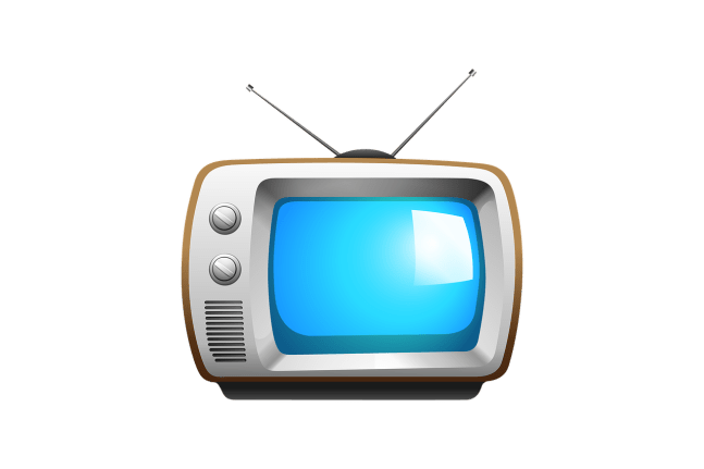 TV vintage cartoon image