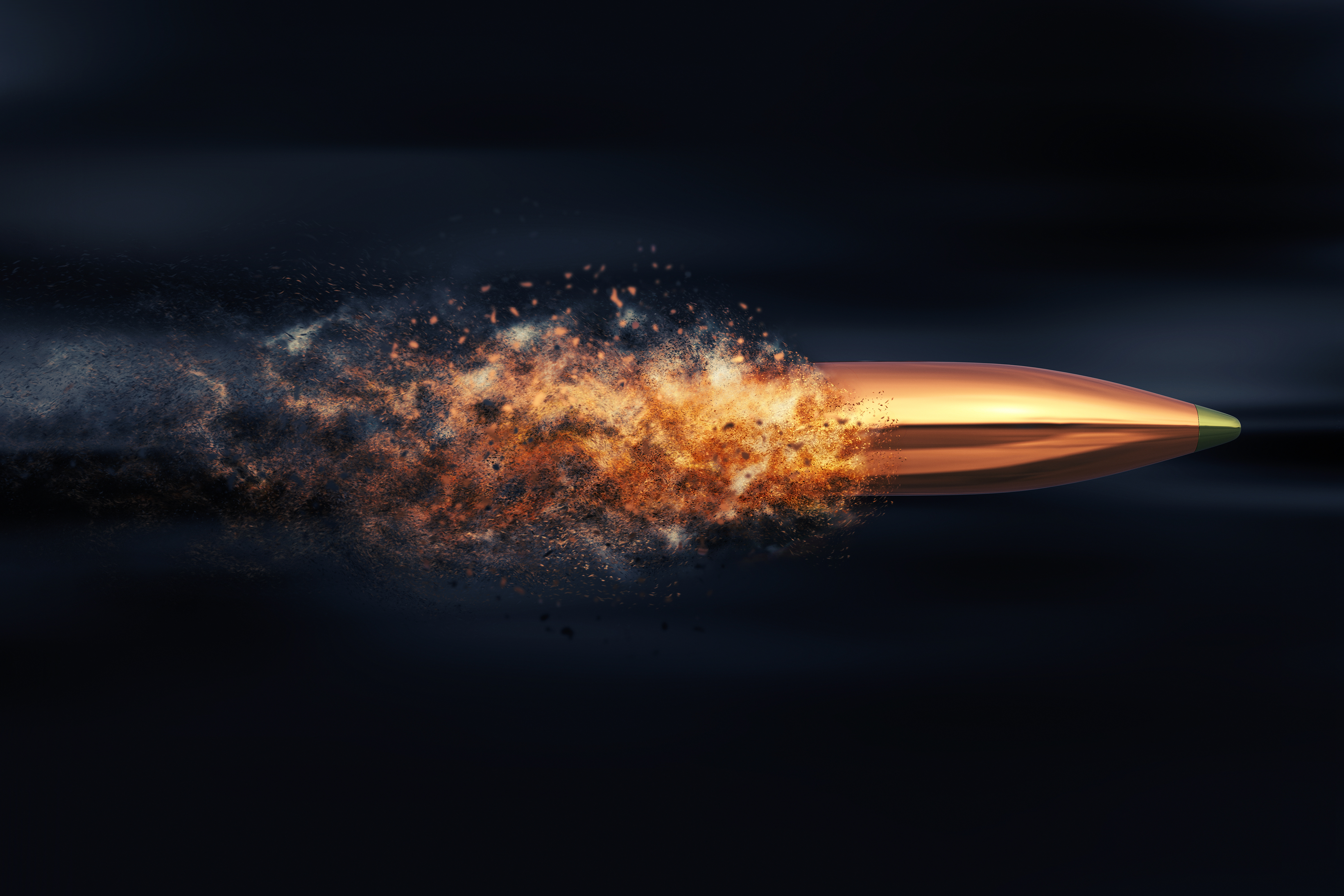 Bullet in motion dark background image.jpeg