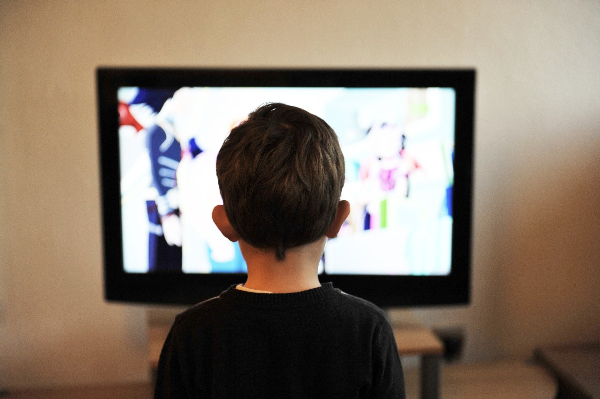 TV child watching image