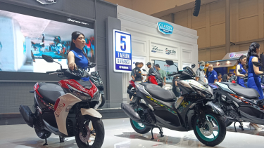 Yamaha Aerox 155 warna baru di IMOS 2023