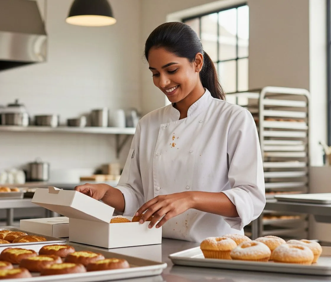 person working in the baking industry