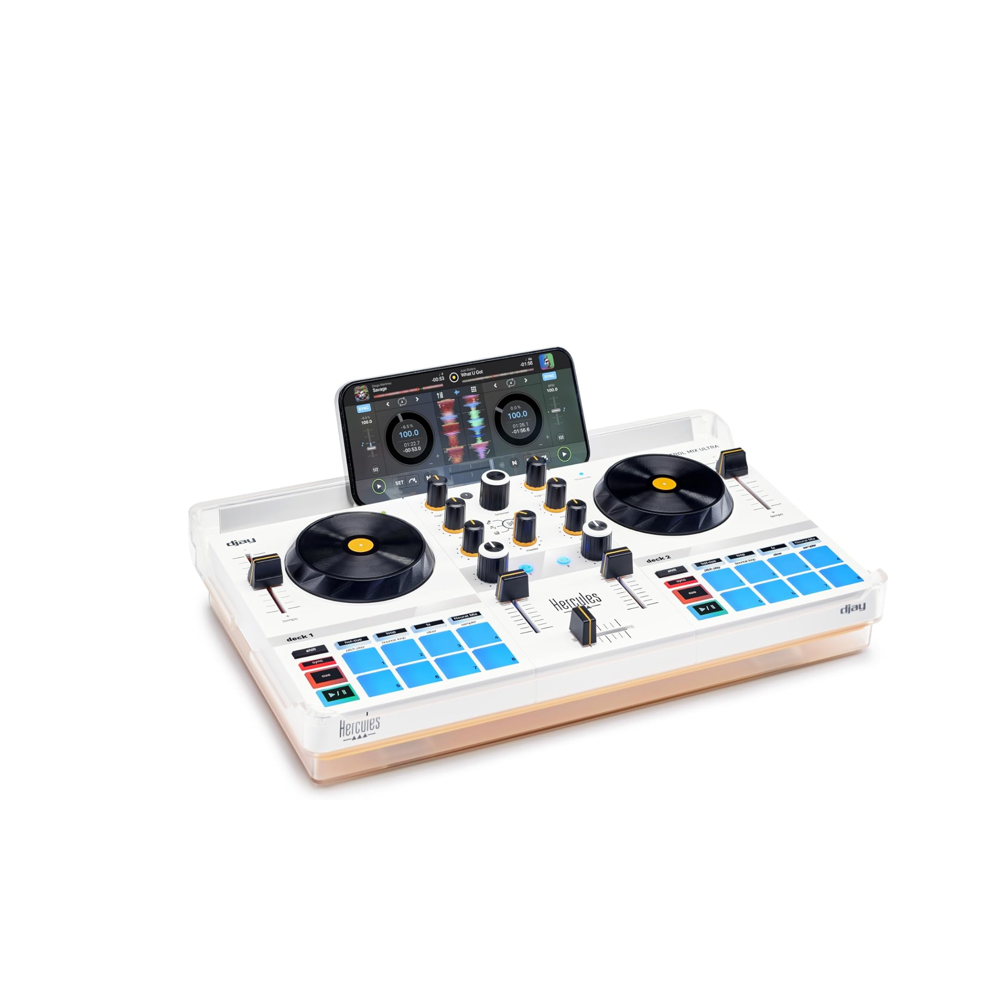 【国内正規品】Hercules DJControl Mix Ultra – djayおよびApple Music対応/バッテリー内蔵