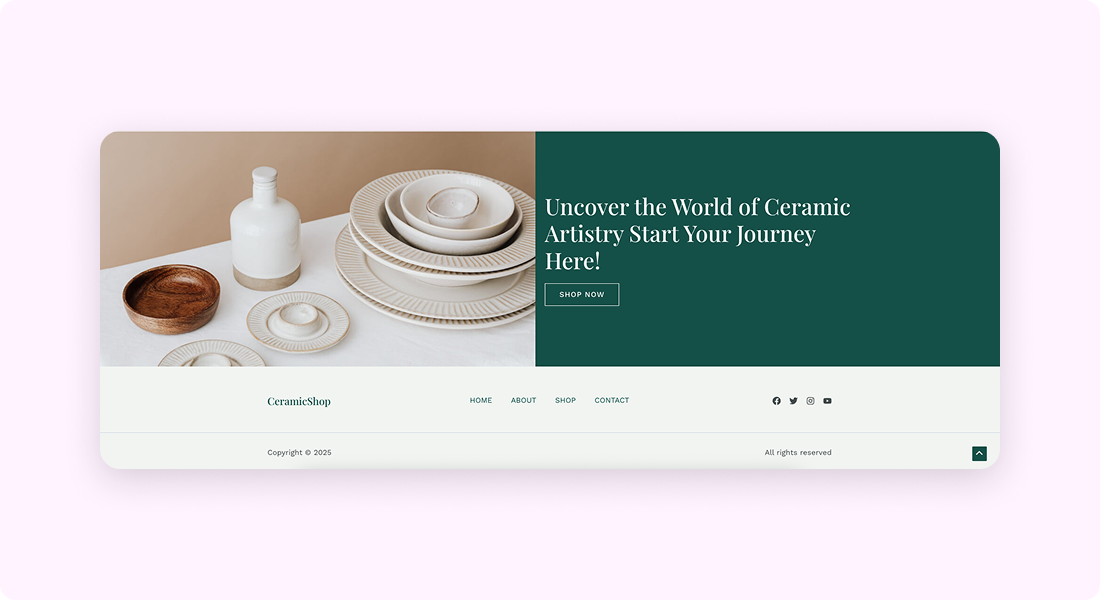Site title Footer