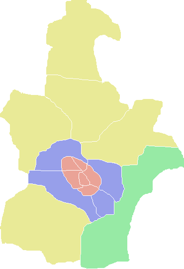 Carte de Tianjin.