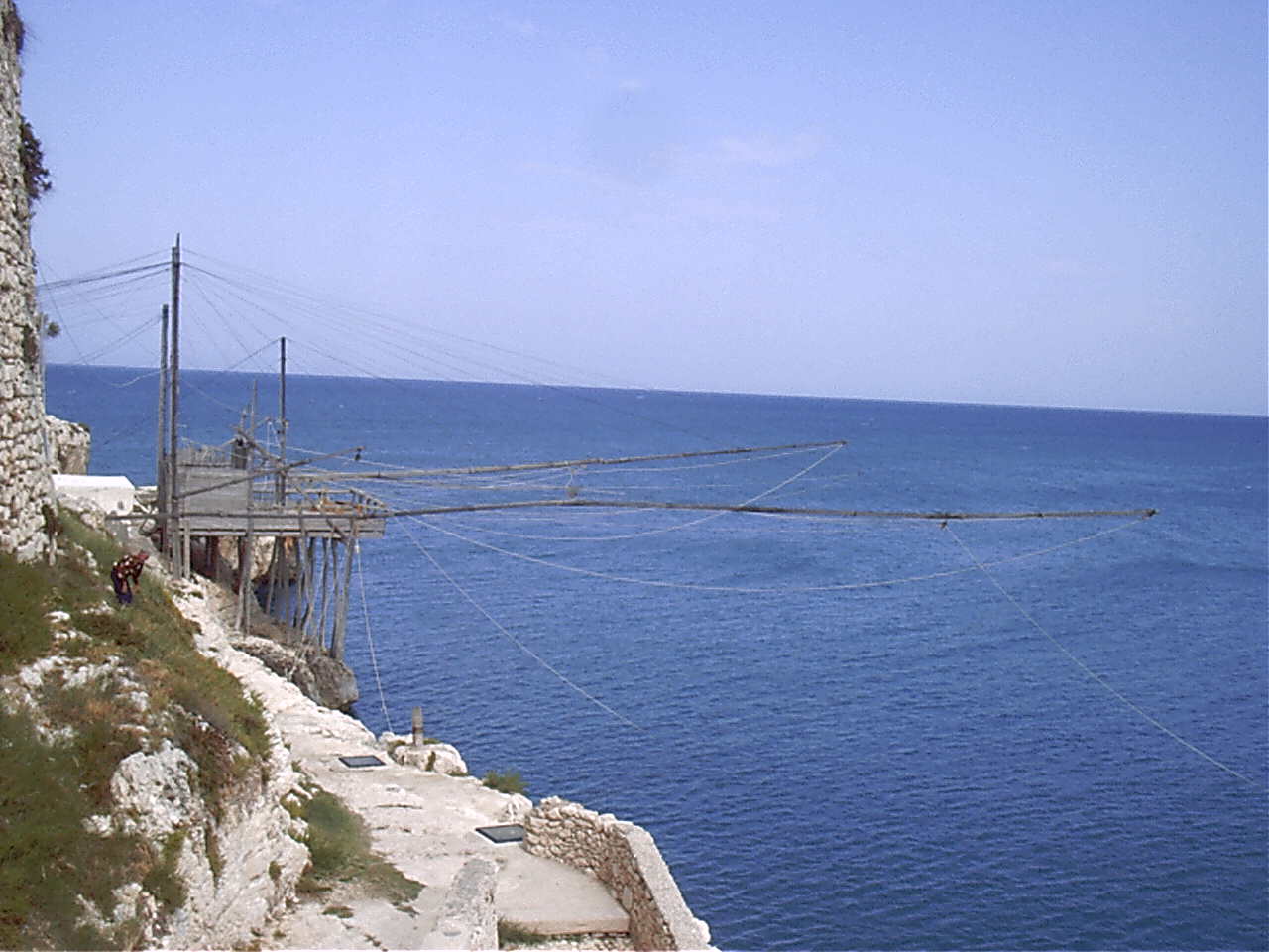 Un antico trabucco garganico a S. Francesco