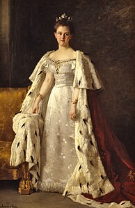 Queen Wilhelmina of the Netherlands by Therese Schwartze (1851–1918)