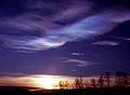 Polar stratospheric cloud