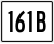 State Route 161B marker