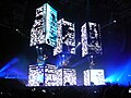 Muse performing Resistance at the National Indoor Arena.