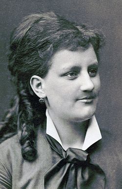 Olga Björkegren, skådespelare vid Nya teatern 1878