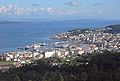 Vista de Ribeira des del mont de San Alberto.