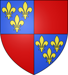 Dessin en couleur d'un blason.