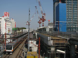 Bauarbeiten am Bahnhof (2008)