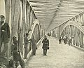 The Chain Bridge guarded by a Union pickett was one of the ways to cross the Potomac into Washington.