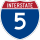 Interstate 5 marker