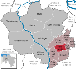 Harpstedt – Mappa