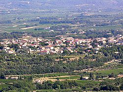 Skyline of Caromb