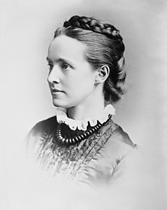 Millicent Fawcett, by Elliott & Fry (restored by Adam Cuerden)