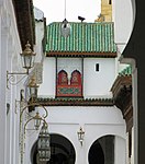 View of the Dar al-Muwaqqit, with its double-arched window overlooking the courtyard