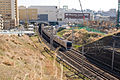 Streckenabschnitt beim Bahnhof Tama-Plaza