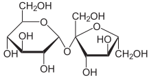 Haworth projection of sucrose