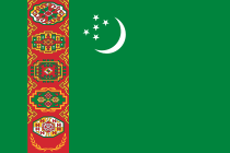 Vlag van Turkmenistan