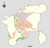 Carte représentant le territoire de la commune de de Brie-Comte-Robert