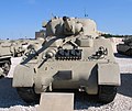 Sherman (hull of M4A4, engine of M4A2 ?) in Yad la-Shiryon Museum, Israel.