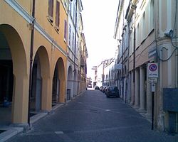 Skyline of Ostiglia