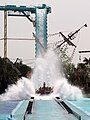 Die Wasserachterbahn Atlantica SuperSplash im Europa-Park