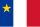 Le drapeau de l’Acadie.