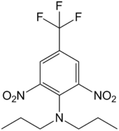 Structuurformule van trifluraline