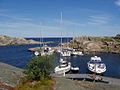 Natural harbour at the island 'Sprickopp', 'Lilla Nassa' archipelago