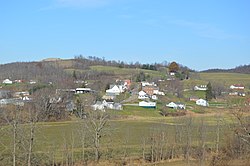 Overview from State Route 513 to the southwest