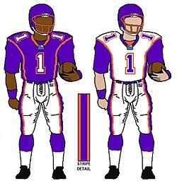 Football Uniformen der Frankfurt Galaxy