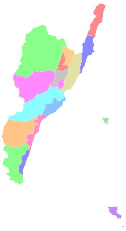 國立臺東高級商業職業學校在台東縣的位置