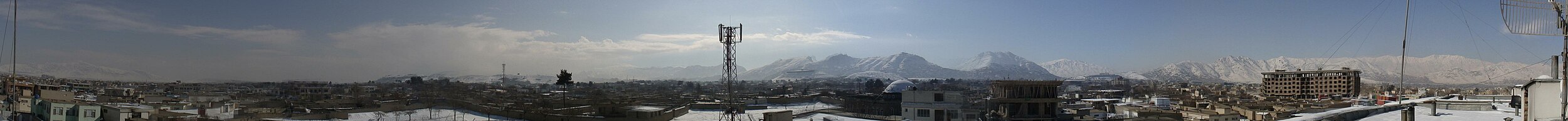 Panorama over Kabul