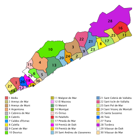 Municipis del Maresme