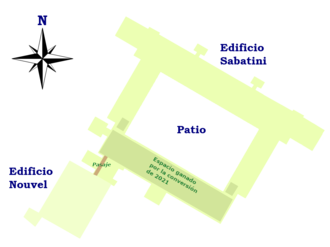 Grundriss des Erdgeschosses mit neu gewonnenen Ausstellungsflächen durch den Umbau 2021