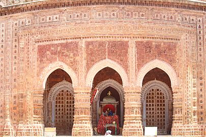 Front of the temple