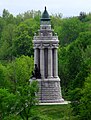 Monument à la mémoire de Champlain. Le Champlain memorial lighthouse était un ancien phare de Crown Point, New York.