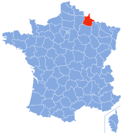 Location of Ardennes