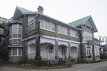 Large, two-story stone building