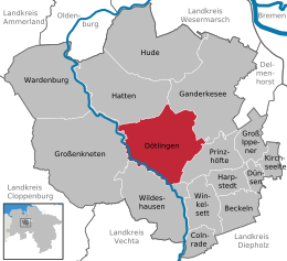 Dötlingen – Mappa