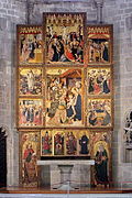 Retaule del Conestable (1465), de Jaume Huguet, capella de Santa Àgata.