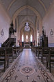 Église Saint-Martin : vue intérieure en direction du chœur.