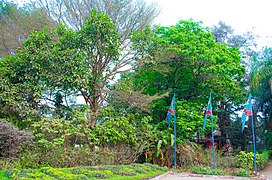 L'entrée du Jardin botanique de Kinshasa