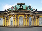 Sanssouci, Potsdam, Georg Wenzeslaus von Knobelsdorff (1745–1747)