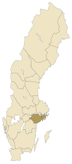 Location of Södermanland