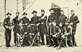 Union General George Stoneman & staff, 1863.